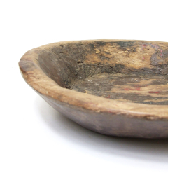 Misa z drewna egzotycznego Brąz 38cm